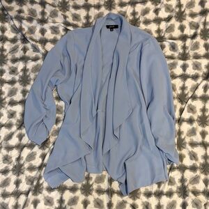 Light Blue Draped Cardigan